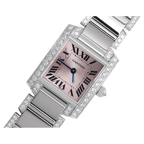 orologio donna cartier argent plaque oro 20 m|cartier french tank watch.